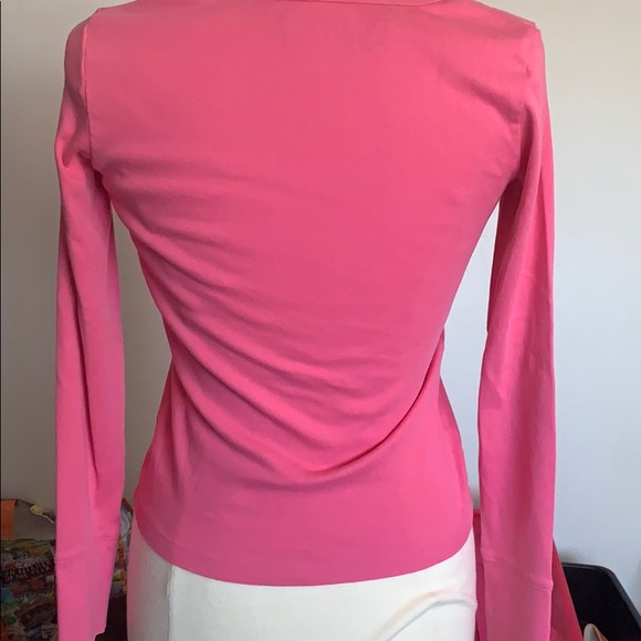 Victoria’s Secret Pink Ruffle Long sleeve Tee - Picture 4 of 5